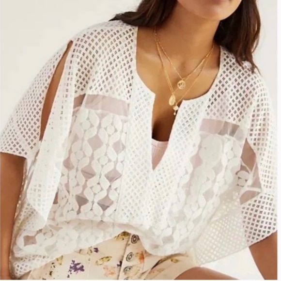 NWT ANTHROPOLOGIE LACE TUNIC - Picture 2 of 5